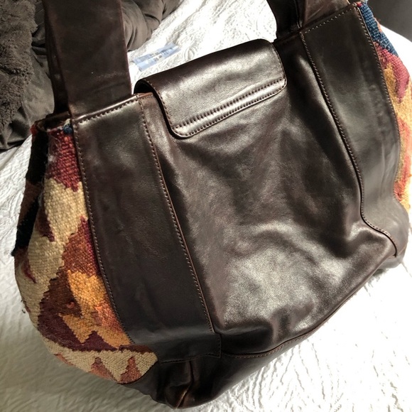 Calleen Cordero Leather and Kilim Shoulder Bag - Picture 8 of 13